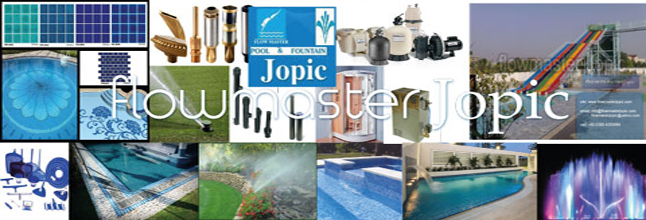 flowmsater jopic - swimming pool, fountain , landscaping, water games and pool equipment supplier